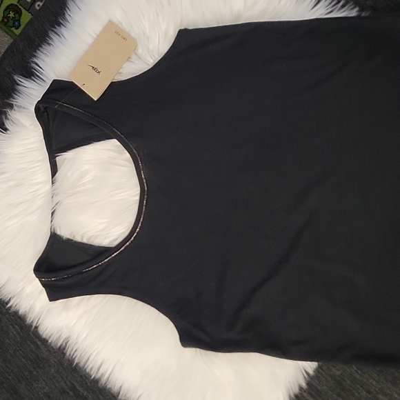 NIKE Yoga Dri-FIT Lurex Tank In Black - Picture 3 of 8